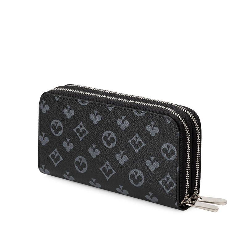 louis vuitton double zipper wallet