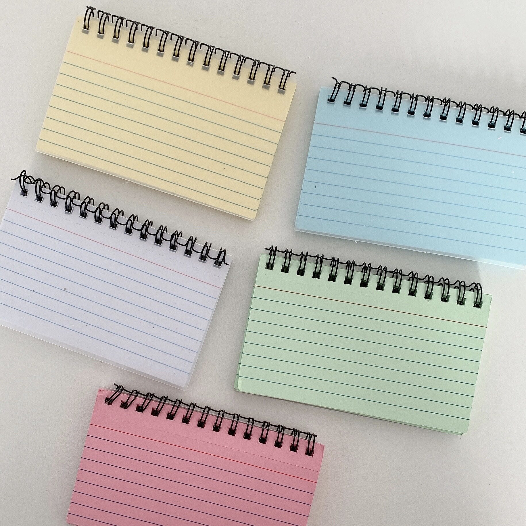 【ZOSR】To Do List Small Group Classroom Supplies Index Cards With Ring Note Cards Colored Index Cards 3x5 Index Cards. 