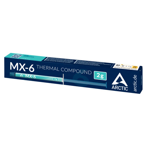 ARCTIC MX - 6 2g mx6 (Genuine) - Premium Performance Thermal Paste for all processors (CPU, GPU - PC, PS4, XBOX), very high thermal conductivity, long durability, safe application, non-conductive. 