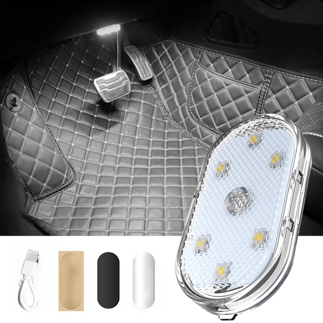 USB MINI Lights Magnetic Touch Light Ceiling Lamp Indoor Car Lighting SB Rechargeable Ceiling Reading Light Map Dome Light Car Interior Light. 