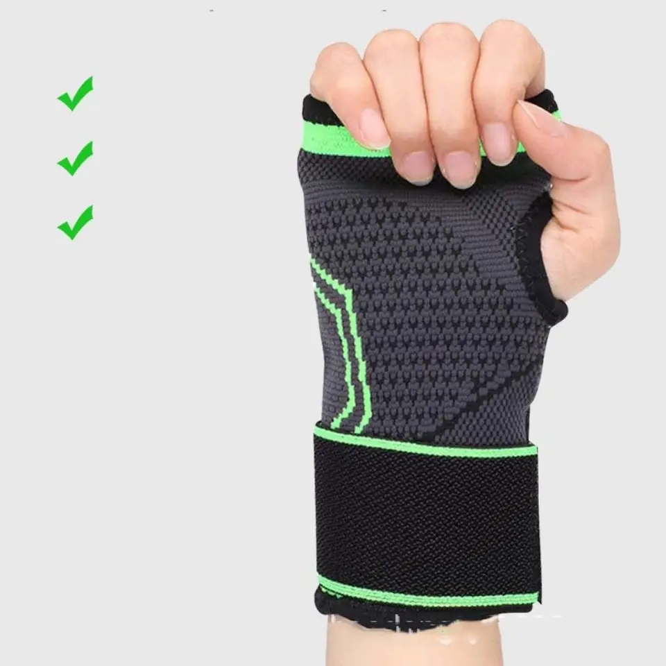 Fitness Wrist Wraps Straps Gym Gloves Wrist Compression Glove Wrist Support Sleeves,for Carpal Tunnel and Wrist Pain Relief Treatment, Everyday Weightlifting Sports Wristband Bracer Support. 