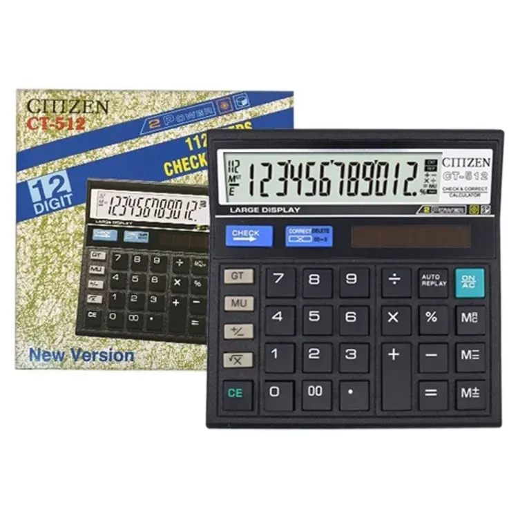 Citizen calculator ct 512 on sale price