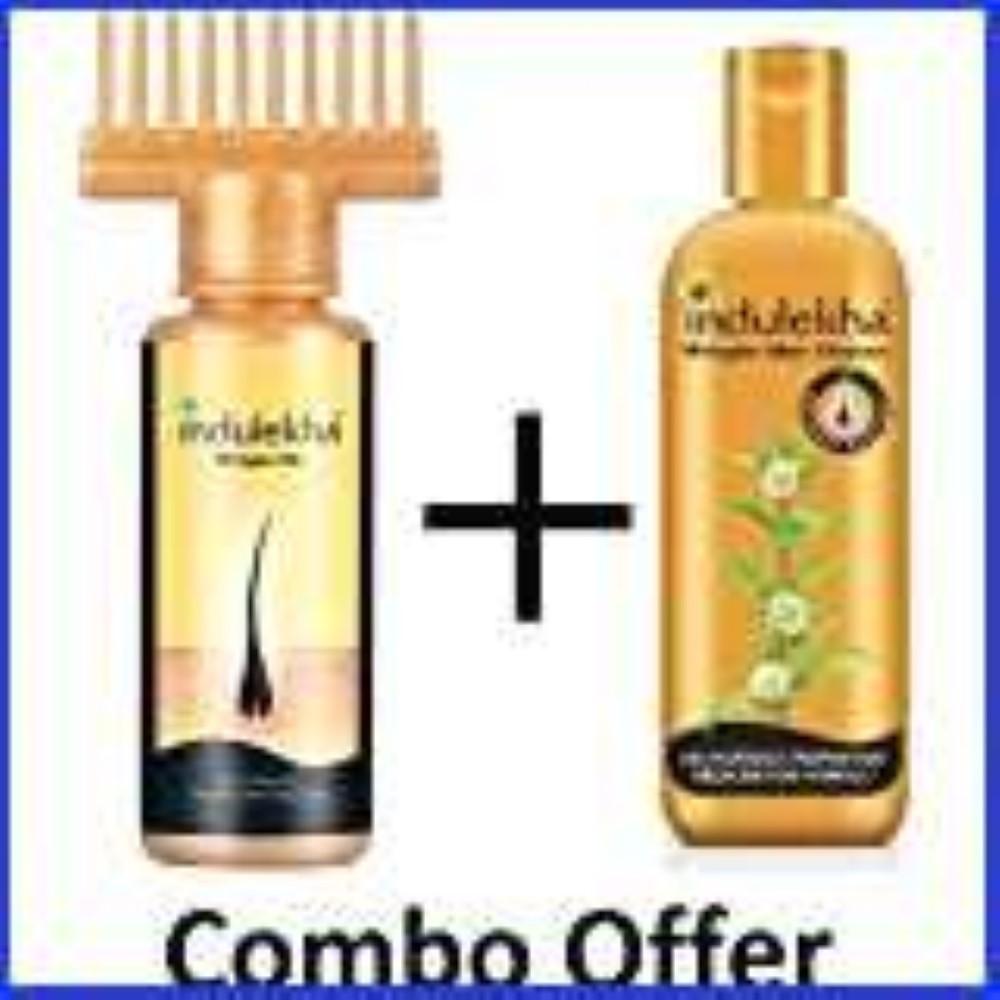 Indulekha Bringha Hair Treatment Oil 100ml Shampoo 200ml