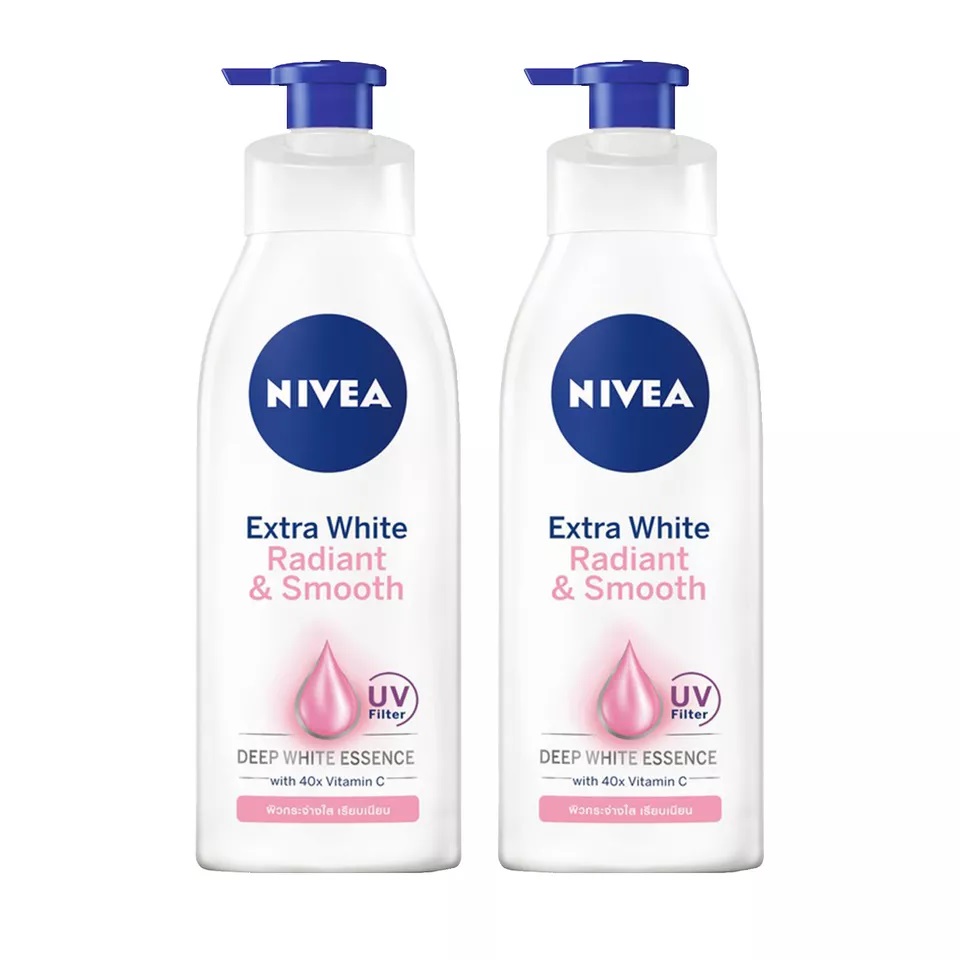 Nivea Extra White Radiant & Smooth Body Lotion 400ml Vitamin C. 