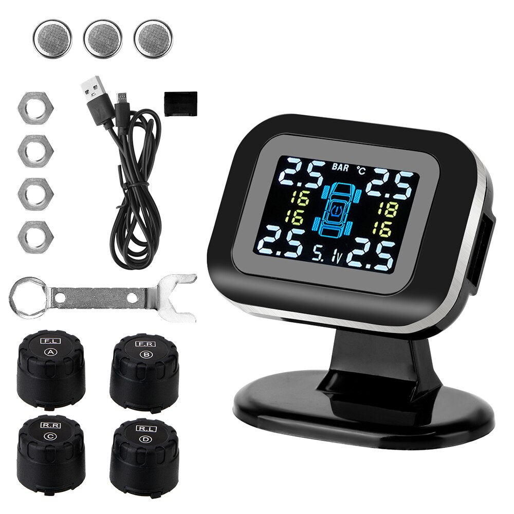 Mini TPMS Sensors Car Tire Pressure Monitoring System Tyre Diagnostic ...