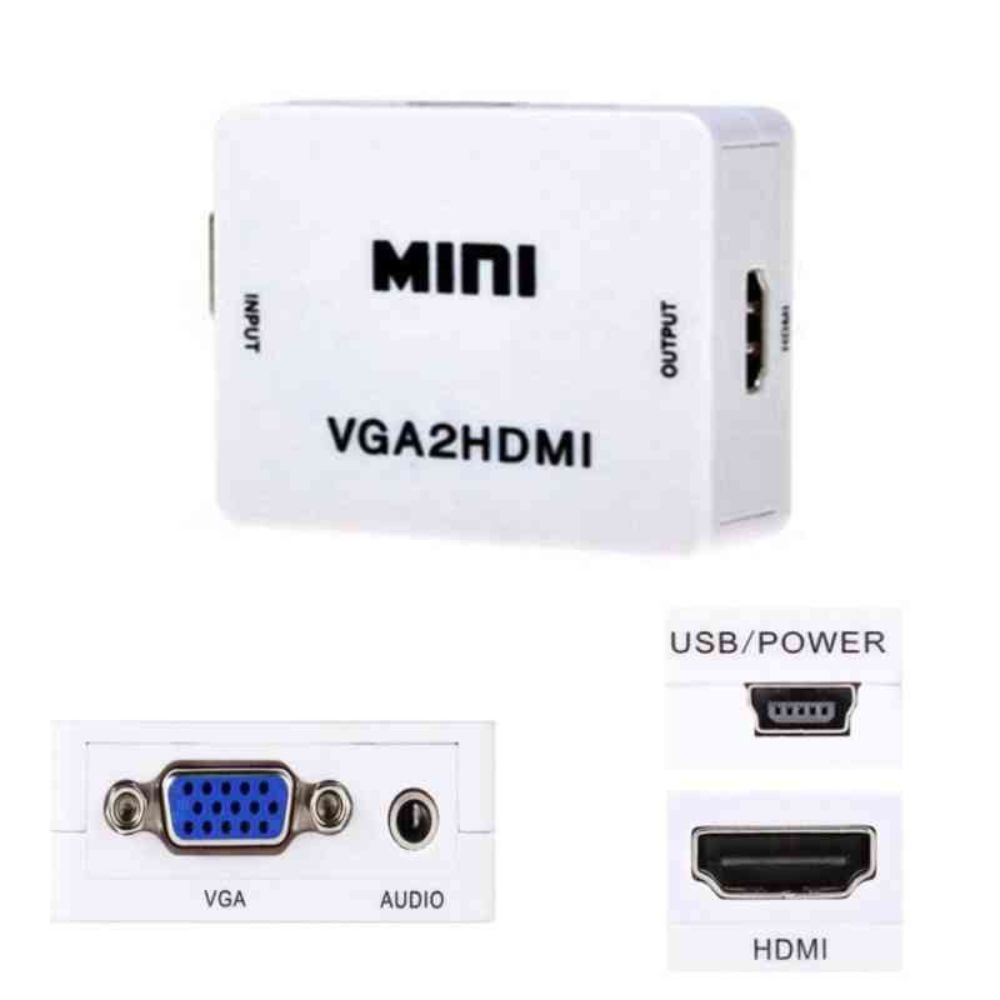 VGA to HDMI Converter Box Adapter Daraz.lk