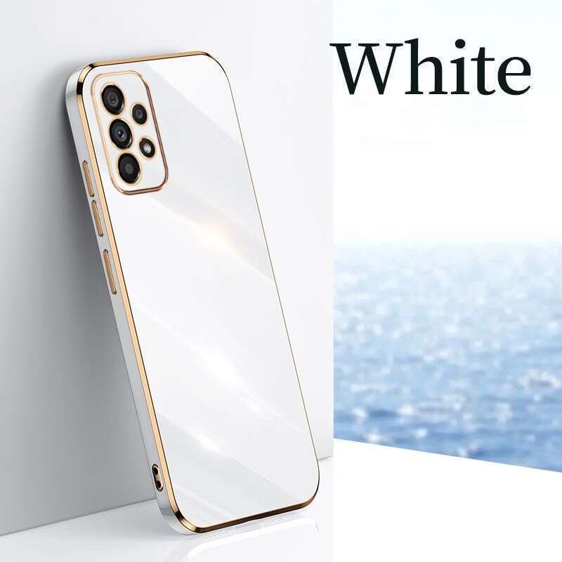 Casing for Samsung Galaxy A750 A7 2018 A91 M80S S8 S9 S10 Plus Case 6D Plating Straight Edge Soft Silicone Shockproof Cover. 