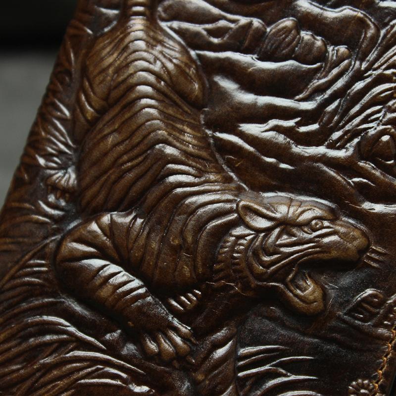 【BestGO】Royal Bagger Long Wallet Purse For Men  Cow Leather Fashion Clutch Bags Retro Multifunction Handbag Business. 