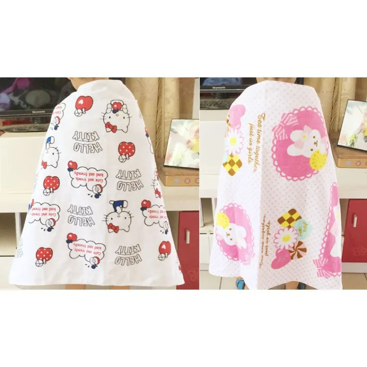 Hello kitty bath online towel set