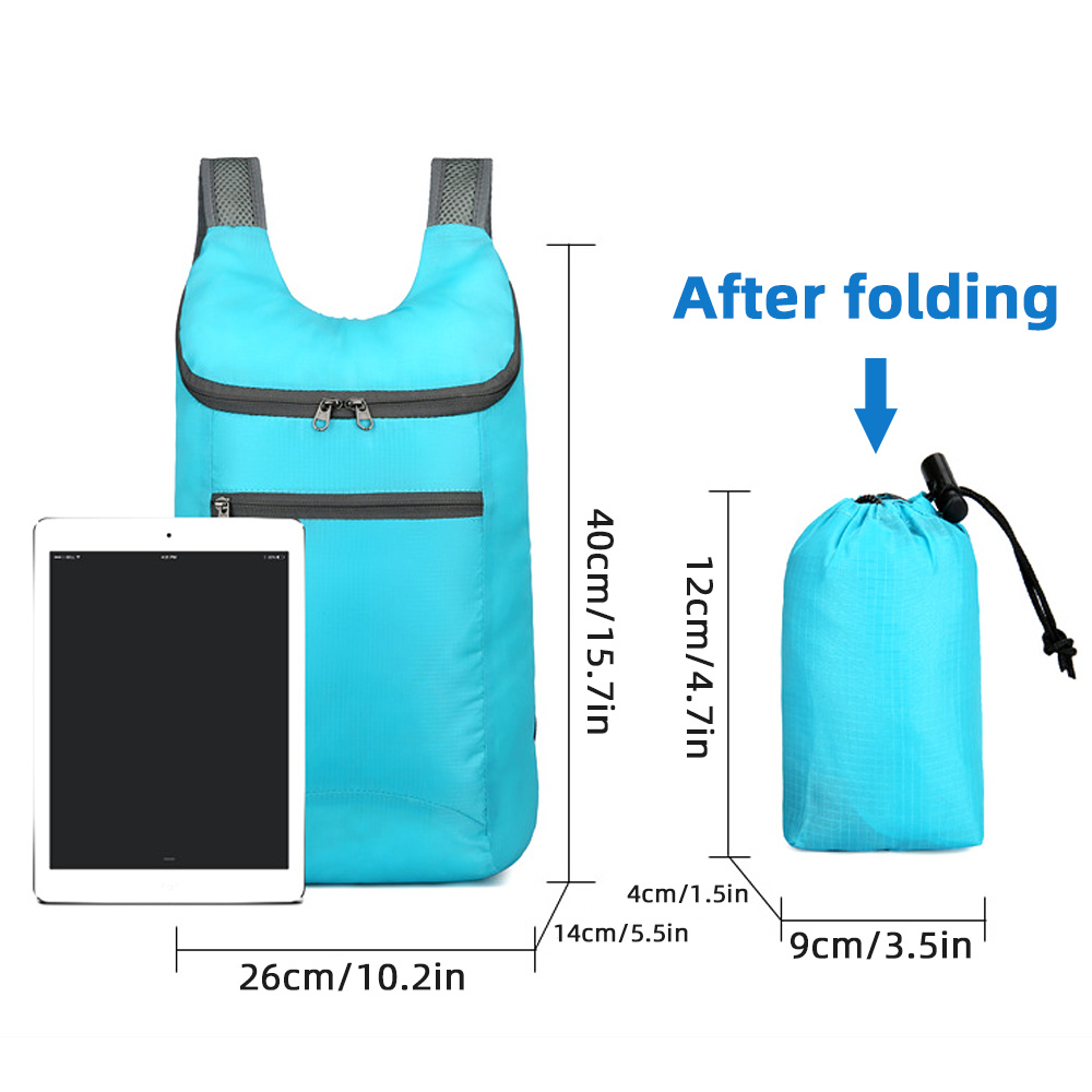 Unisex Foldable Bag Waterproof Travel Day Pack Outdoor Backpack Portable Leisure Camping Hiking Large Capacity Sport Backpack. 