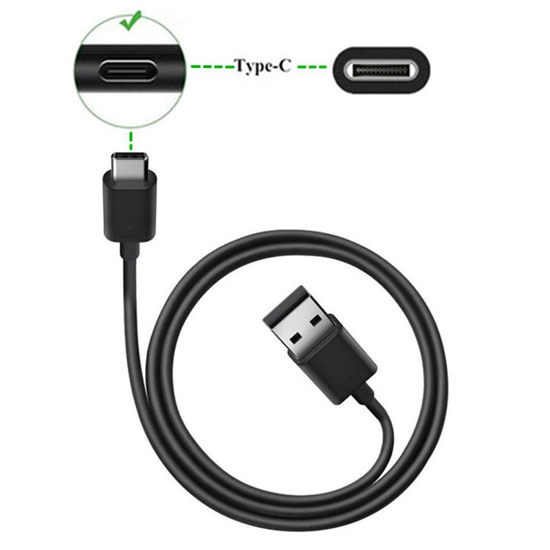 For Samsung A40 A50 S10 S9 Huawei P20 lite Xiaomi Mi 9 8 se Pocophone F1 Xperia 1 10 L3 Travel Charger adapter USB Type C Cable. 