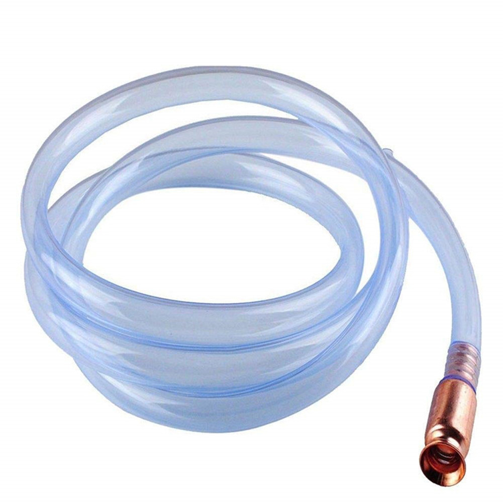 KOKKO Self Priming Siphon Hose, Crystal Clear Food Grade Tubing 5.9ft Length, 0.07in Thickness Multipurpose Siphon Hose For Water, Liquids, Oil & Gas, Aquarium Draining. 