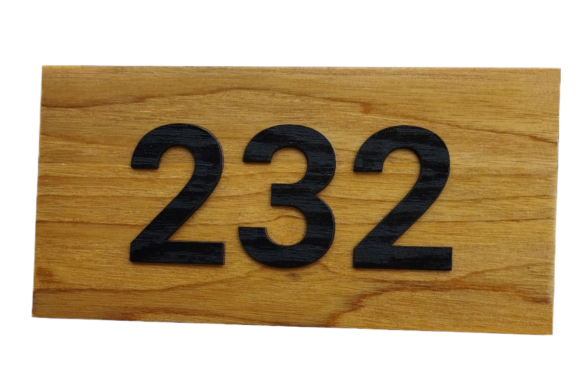 Wooden House Number plate/ Door Number/ Sign for house or office