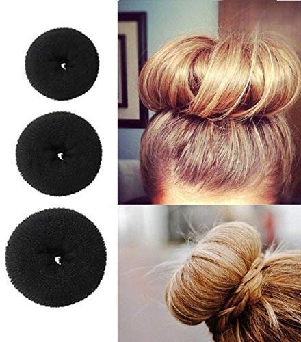 SCSpecial Hair Bun Maker 4 Pieces French Twist Donut Bun Bands Quick Hair  Bun Tool : Amazon.co.uk: Beauty