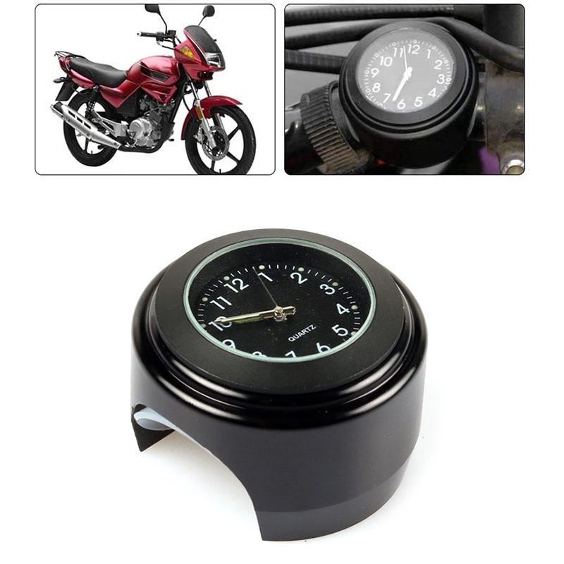 Clock for bike store handlebars