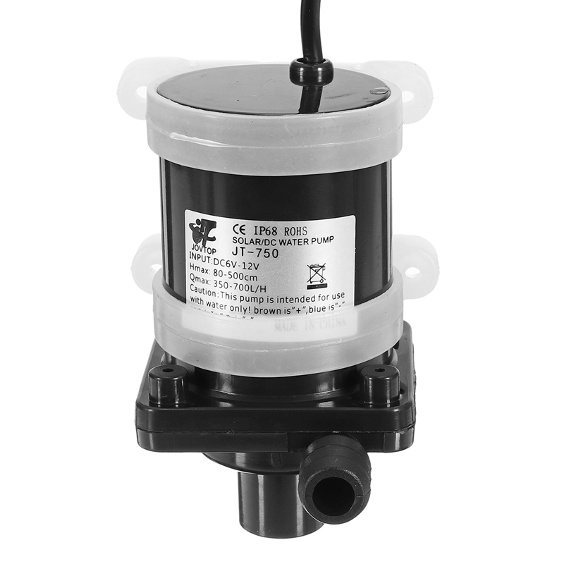 Hot sale brushless Solar Dc Water Pump Circulating Pump Submersible Land Pump Silent High Lift New Brushless Solar Water Pump 12V Mini High Pressure Water Pump 700L/H 5M Lift Pumps Accessories. 