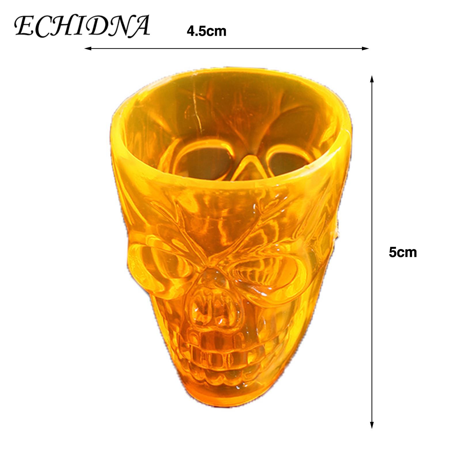 Halloween Beverage Cup Halloween Skull Water Cup Set 4pcs Exquisite Drinkware for Home Festive Decoration Halloween Skull Cup. 