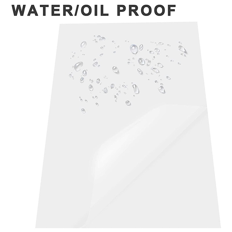 【TianYu Mall】Premium Printable Waterproof Vinyl Paper for Inkjet and Printer 30 Matte White Decal Paper. 