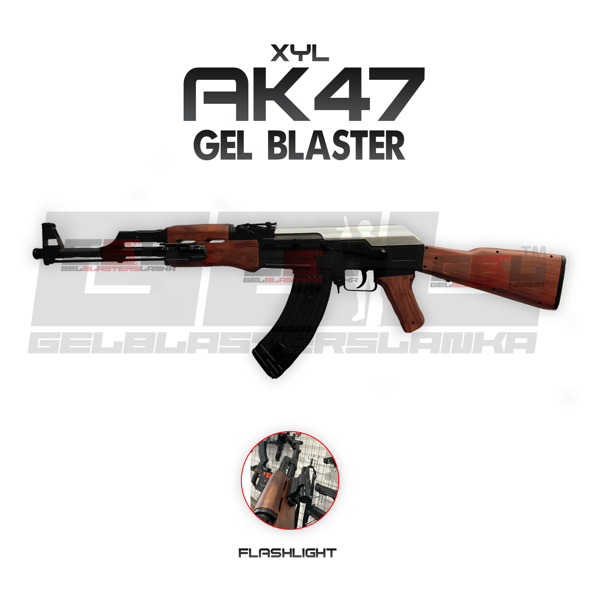 XYL AK47 Gel Blaster Toy Gun Daraz.lk