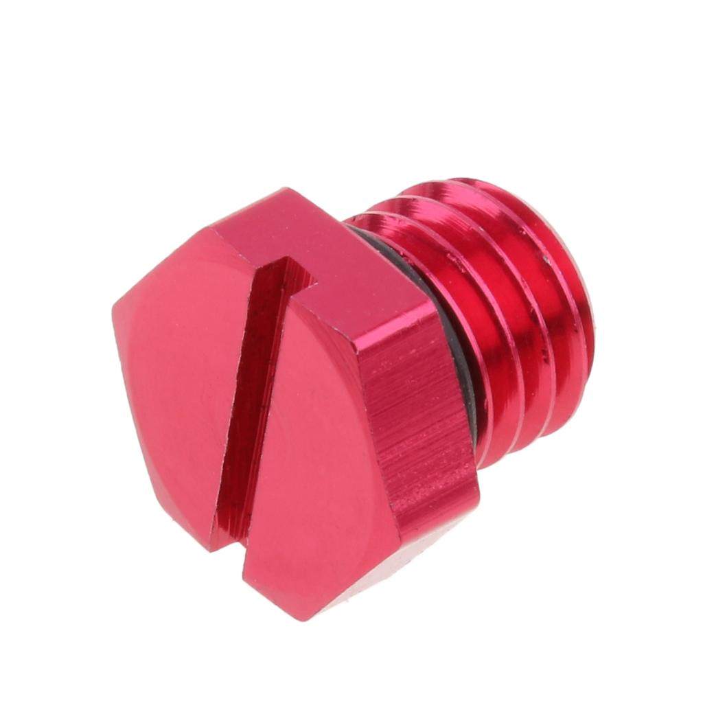 9x Air Bleeder Screw for Duramax Diesel Fuel Filter Housing 2001-2016 Red. 