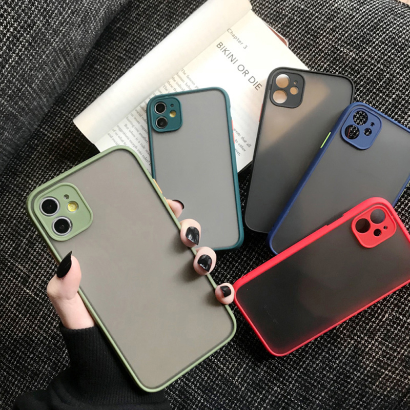 For Huawei P30 Pro Back Cover [Camera Lens Protection] Luxury Translucent Matte Protective Case Soft Silicone Bumper Shockproof Mobile Phone Cases. 