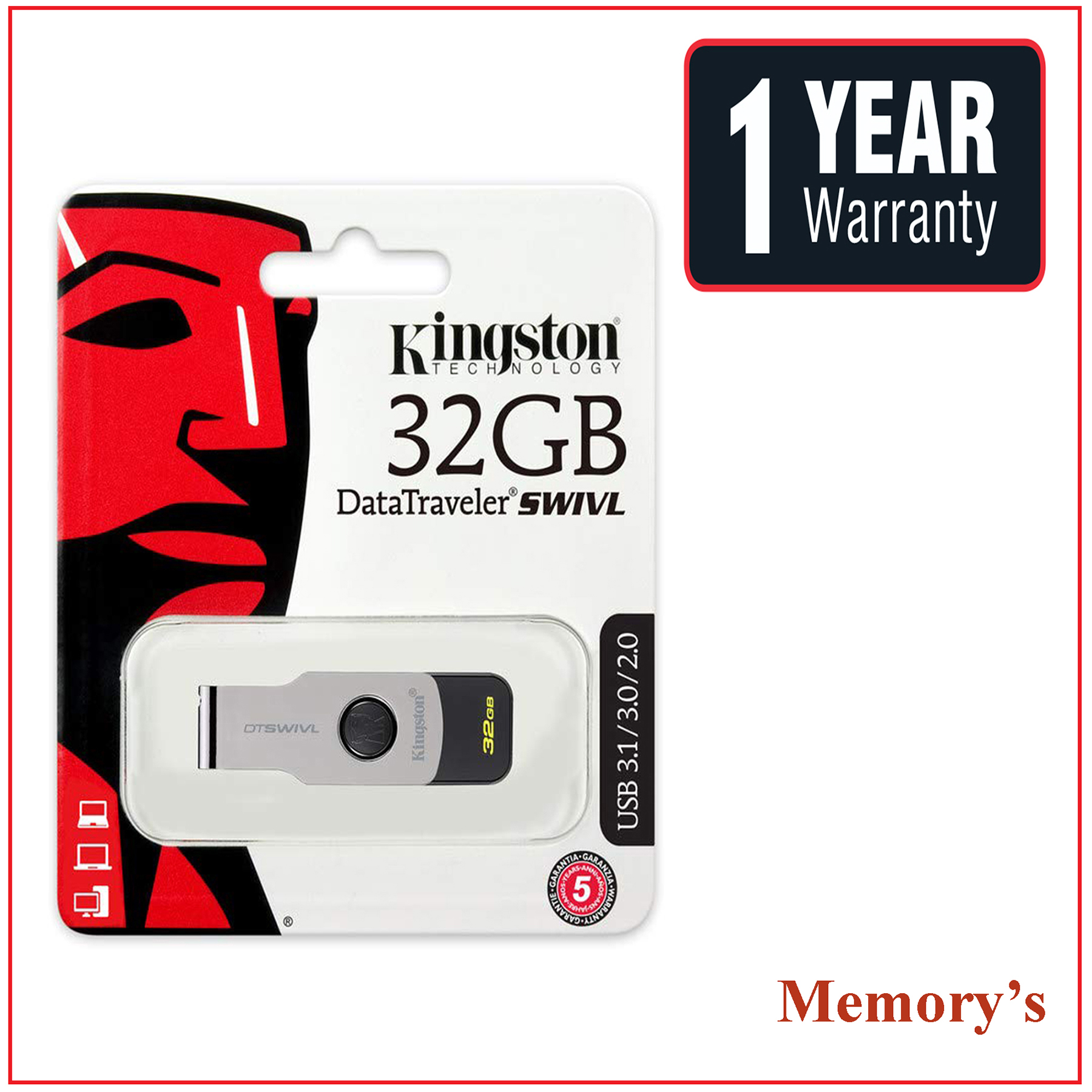 32GB DTSWIVL USB Pen Flash Drive