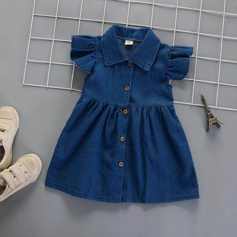 IENENS Fashion Baby Girl Jeans Clothes Skirts Dresses Child Kids Girls Denim Clothing Dress Summer Toddler Infant Jumper Skirt 1 2 3 Years Daraz.lk