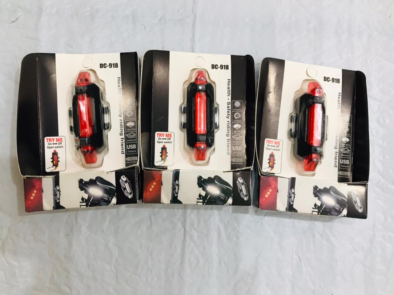 Bicycle Red light LED Taillight Waterproof Rear Tail Light Safety Warning road Cycling Light USB Rechargeable Lamp. 