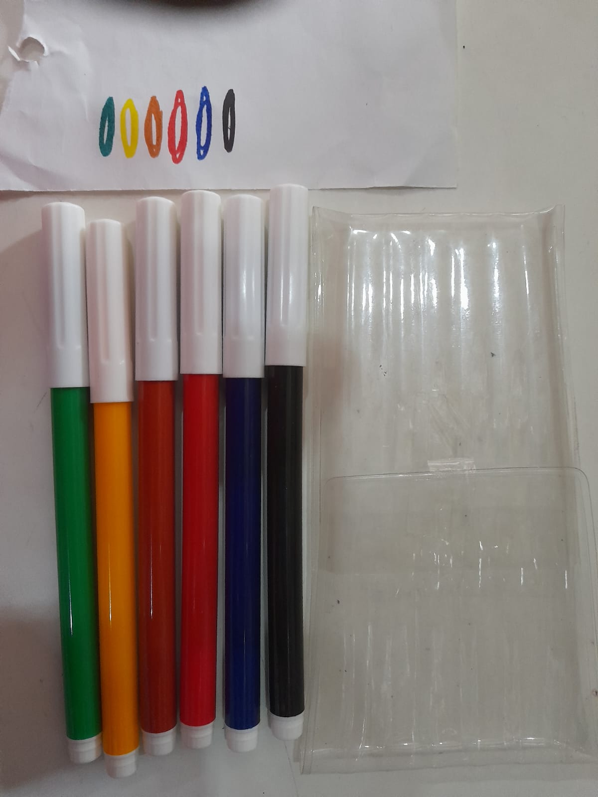 Platignum 6 coloring felt pen set (mango). 
