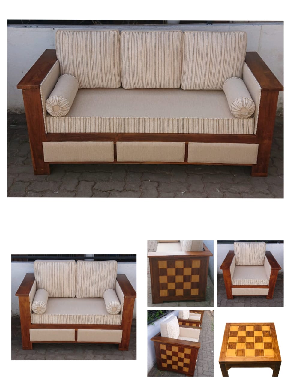 Sofa Set Designs Wood Images | Cabinets Matttroy