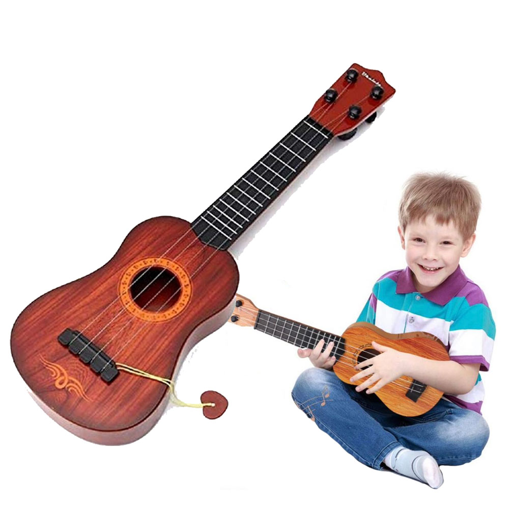 Guitar Toys for Kids Fully Functional 4 String Classical Guitar with Adjustable Tunning Knob