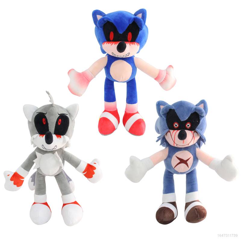 Sonic EXE Plush Toys Blood Sonic Stuffed Dolls Gift For Kids Home Decor Baby Throw Pillow Stuffed Toys For Kids. 