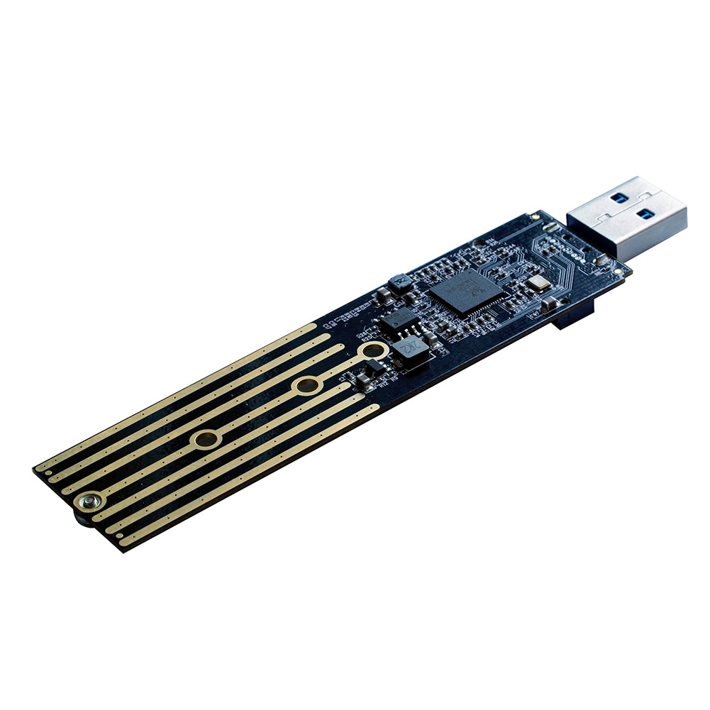 【M.2 USB Adapter 】 M2 SSD Adapter NVMe Enclosure M.2 to USB 3.1 Case for PCIE NGFF Key SSD Dual. 