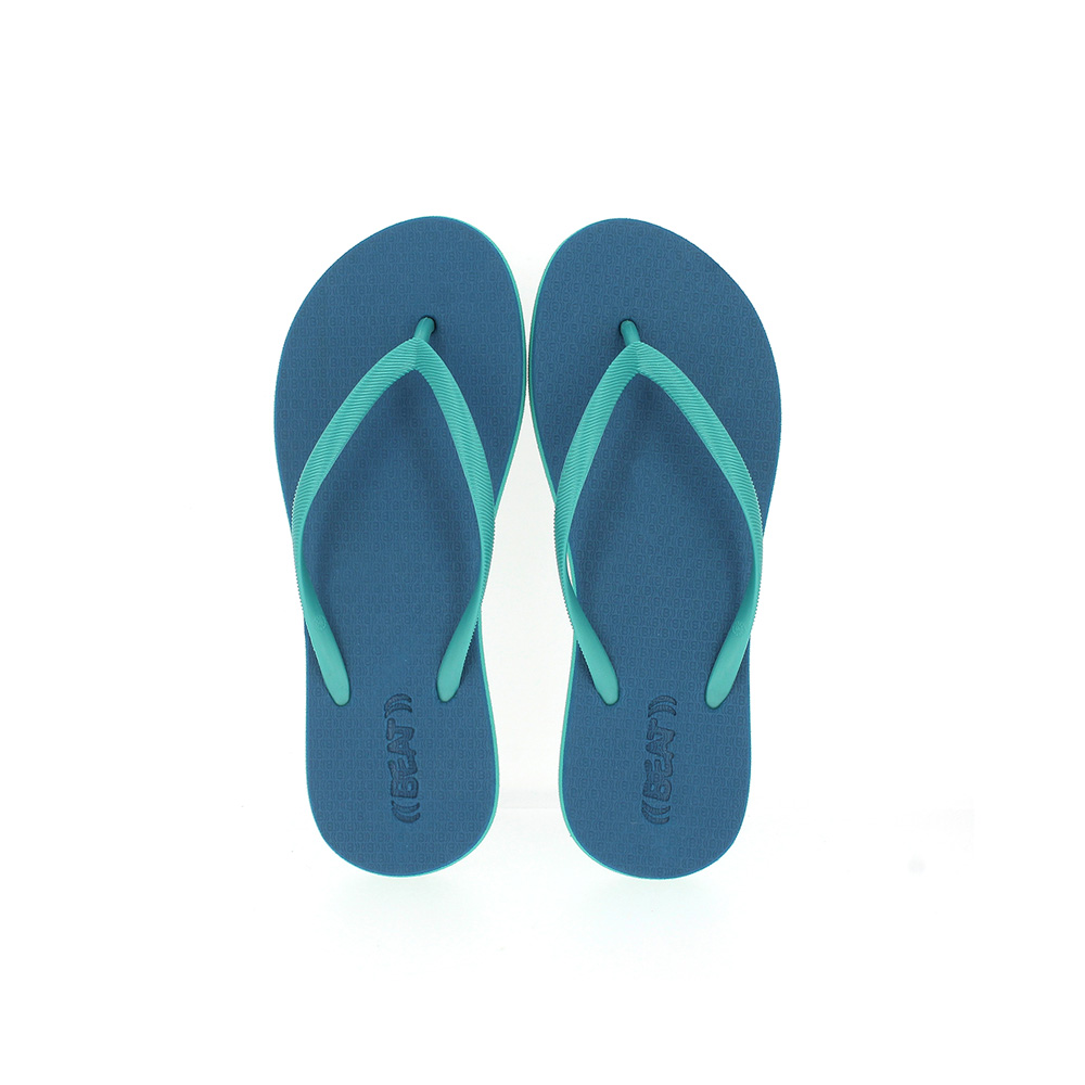 Beat Ladies Round Slippers Aqua / Blue ,Aqua / Black,Blue / Purple ,Orange / Purple ,Dark Blue / Pink - Aqua / Blue. 