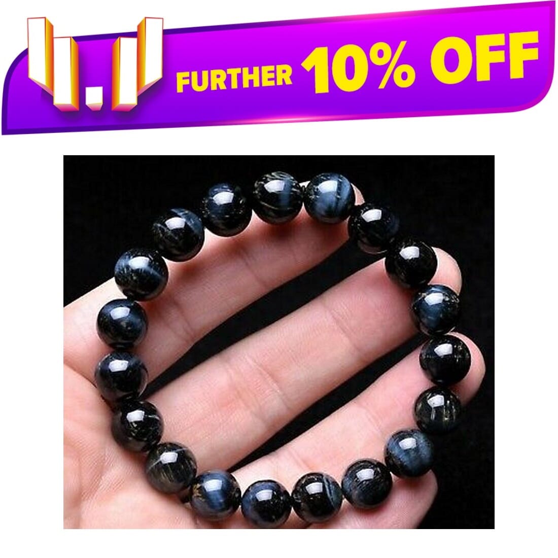black tiger eye bracelet