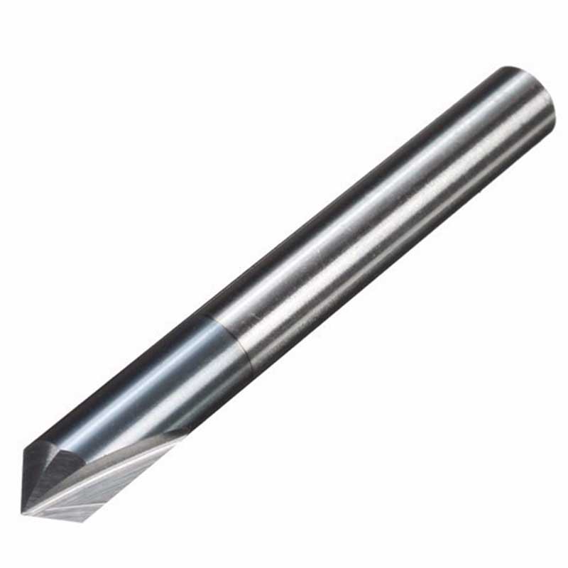 bbyes 6mm Chamfer End Mill 90 Degree Cutter Router Bit Tool 2 Flutes HRC45 Carbide. 