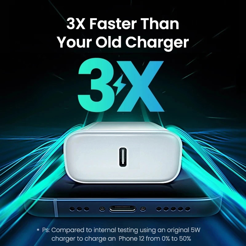 Original For APPLE 20W PD Charger For iPhone 14 13 12 11 Pro Max Fast Charging For iPhone XS MAX X XR 8 Plus 12 mini USB C Cable. 