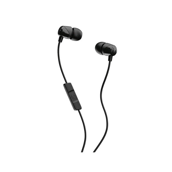 Skullcandy Jib 3.5mm Jack Wired In-Ear Earphone High-Quality Effortless Bass Sound Built-In Microphone Remote Control Lightweight Black Earphone. 