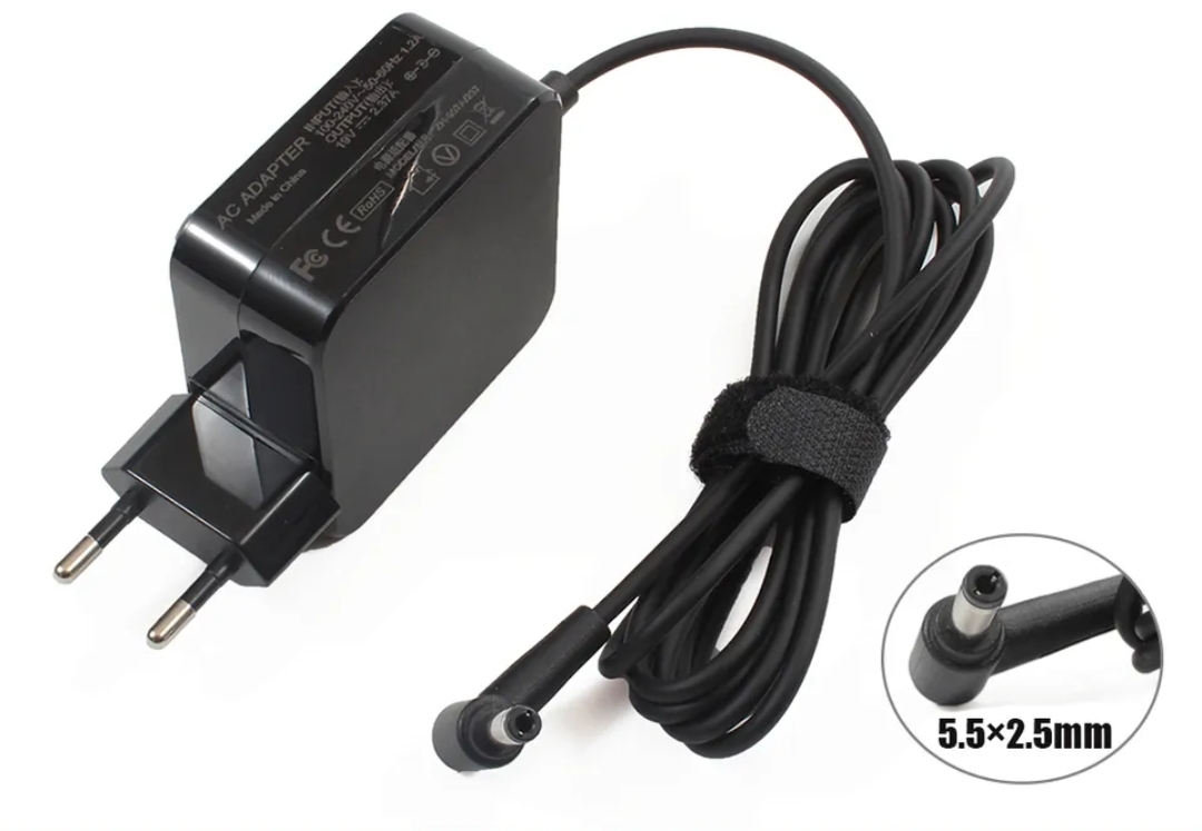 ASUS Laptop adapter 65w to30w 5.5x2.5 pin CA S400CA S500CA S550 S550C S550CA X552E K551L Y481CC K401 A501 A501LB K501 K501LB K555L X452 K455L D552 R556L A550JK W419L W518L W519L R510LV W40C W408L R409L D451V R409C Y583L X551M X551MA X551MAV R510LV R455L. 