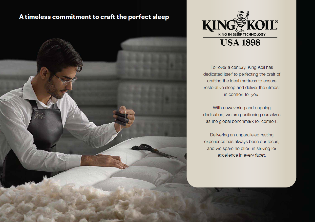 King Koil Nature Comfort Latex Plush 10" - Single Size Spring Mattress (36" x 78" x 10"). 