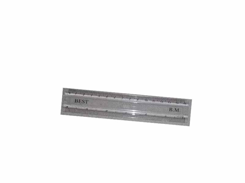 Best Stationary Transparent Plastic Foot Ruler - 6 Inch (1/2 Foot) or 12 Inch (1 Foot). 