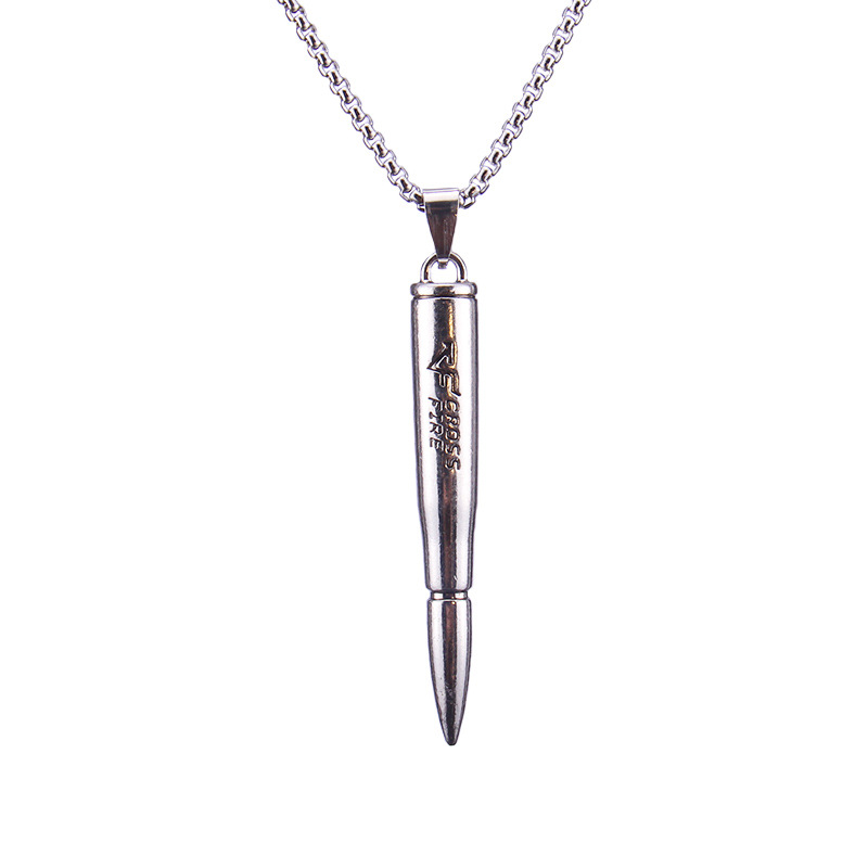 BAC Men's Necklace Hip Hop Punk Trident Pendant. 