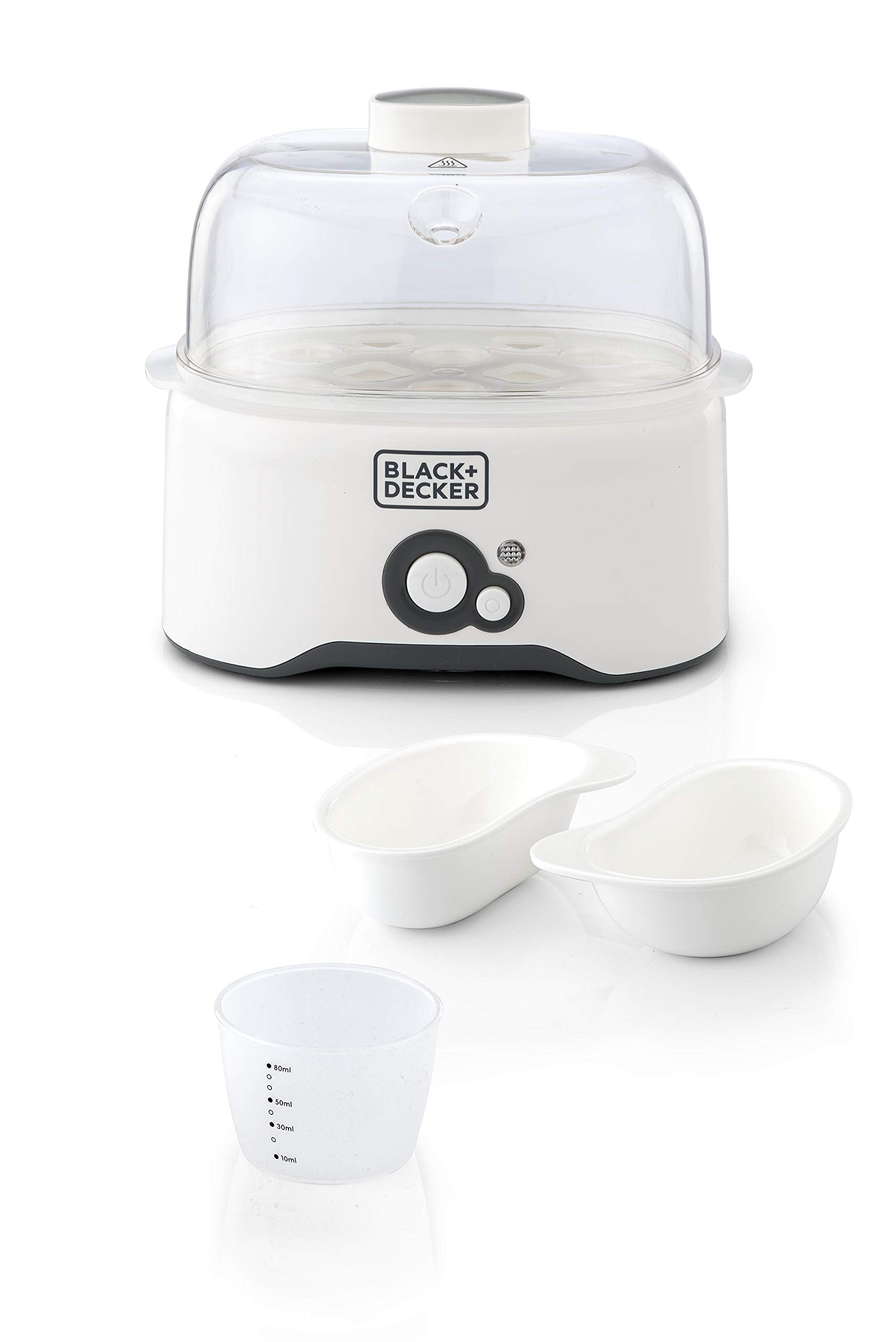BLACK+DECKER 6 Piece Egg Cooker White EG200-B5. 