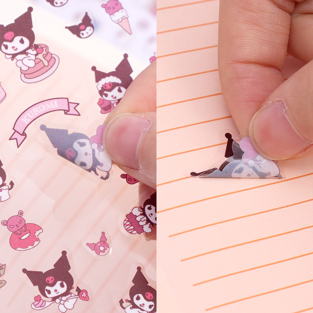 1/10/20Pcs Cartoon Transparent Sticker Waterproof PVC Mini Cute Stickers DIY Decoration. 
