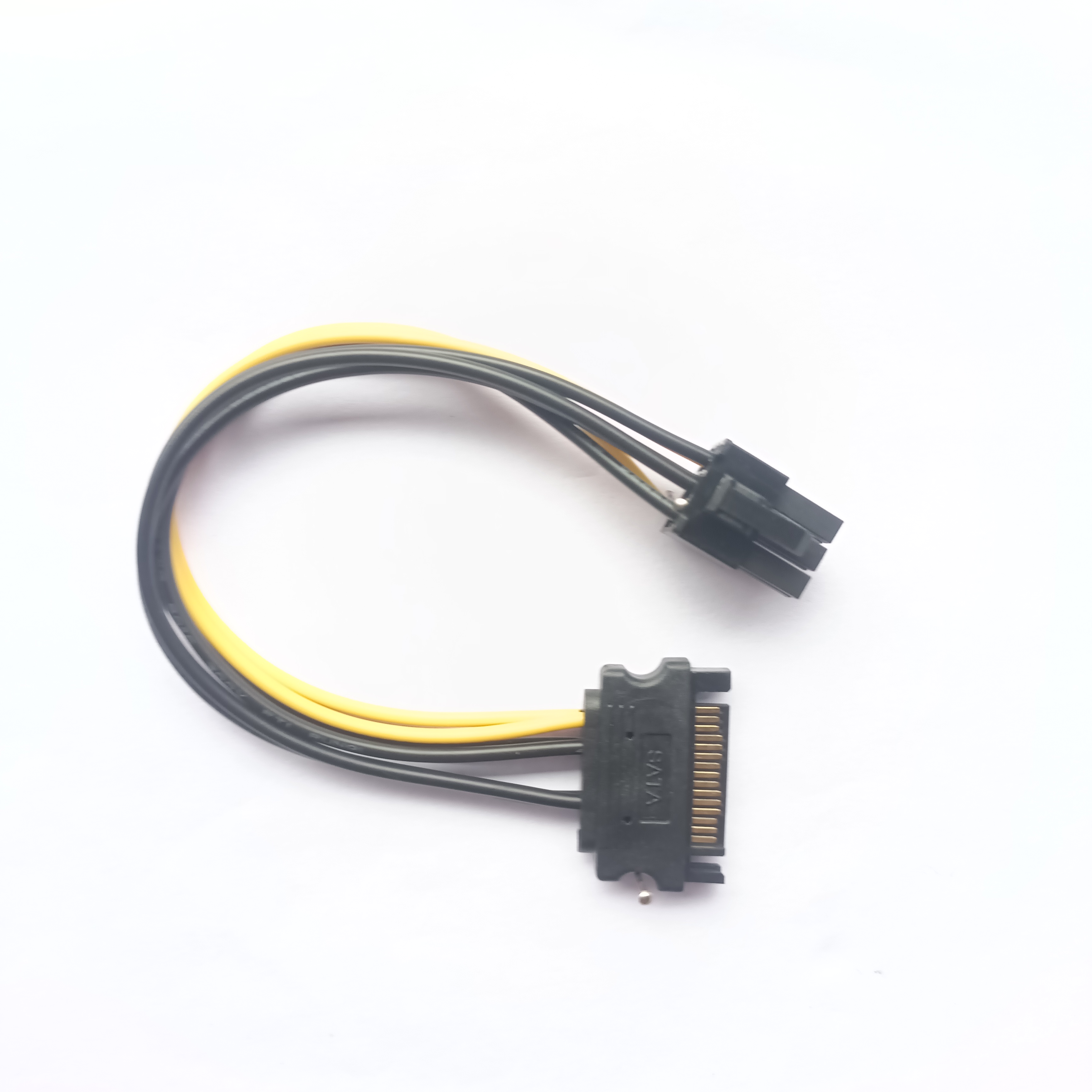 SATA Power to 6 Pin PCI Express Video Card Power Cable Adapter - SATA to 6 pin PCIe power. 