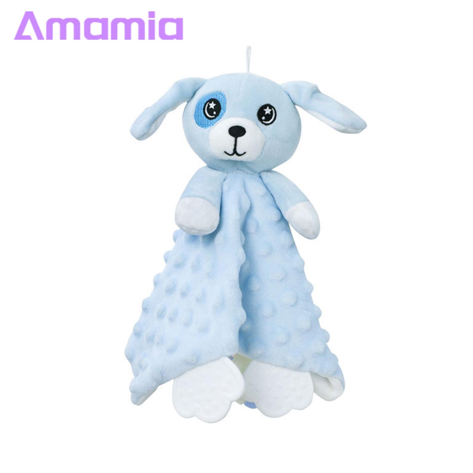 Baby Snuggle Blanket Adorable Animal Shape Baby Comfort Blanket Soft Safe Tear-resistant Soothing Companion for Newborns Warm Scarf Comfort Towel Baby Security Blanket. 