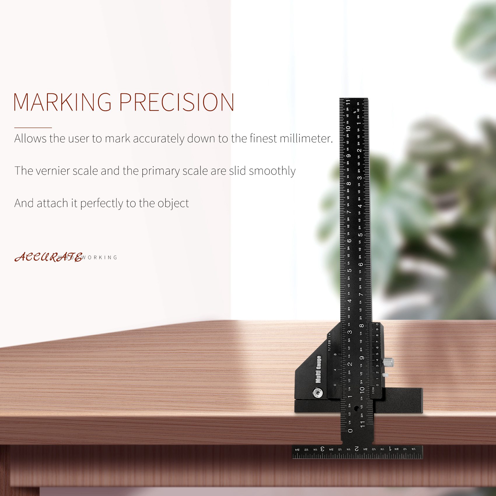 Multi Gauge Woodworking Multifunctional Ruler,Angle Woodworking Tools. 