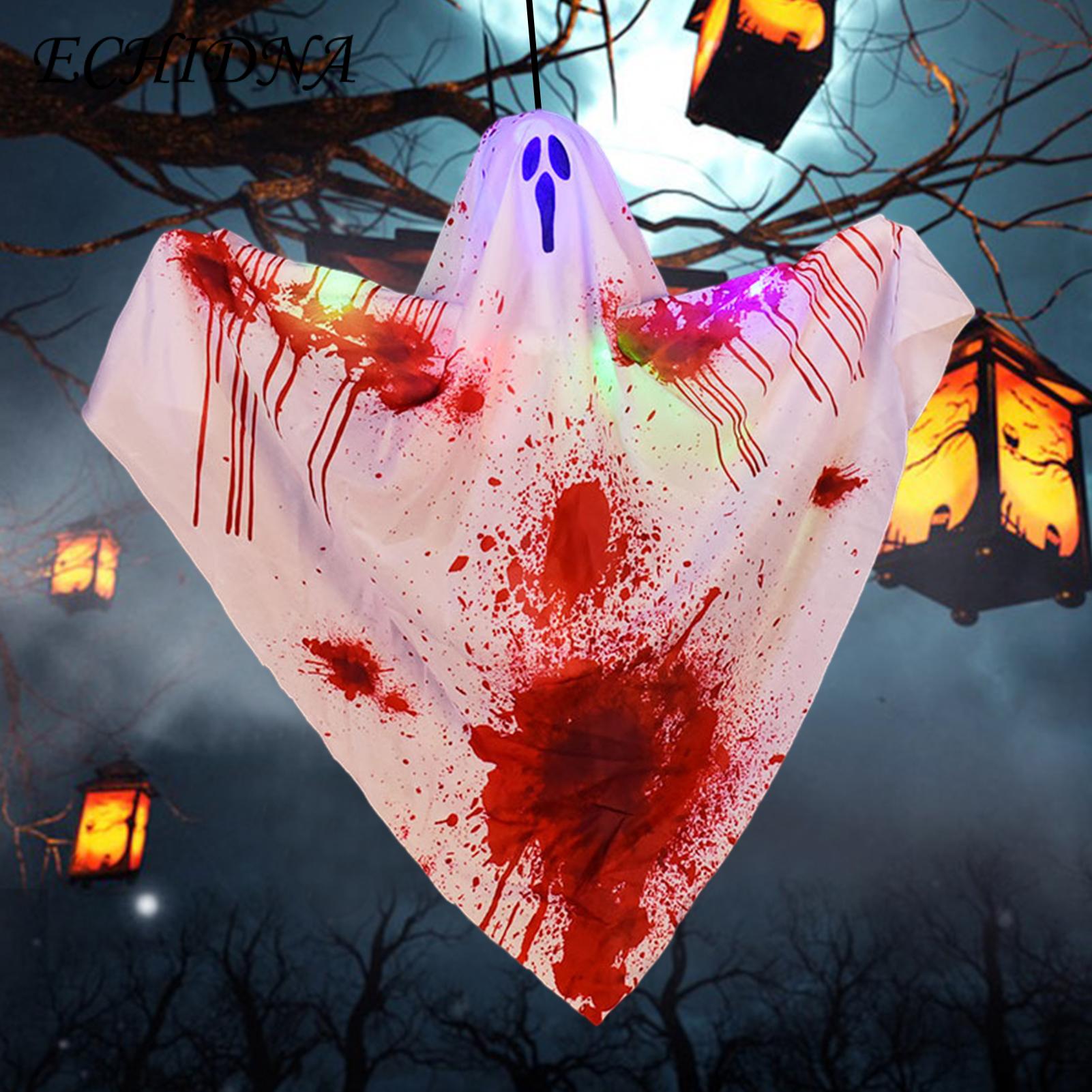 Foam Ball Head Ghost Decoration Spooky Led Ghost Decorations for Halloween Party Haunted House Set of 1/3pcs less Than Ghost Decoration for Halloween. 