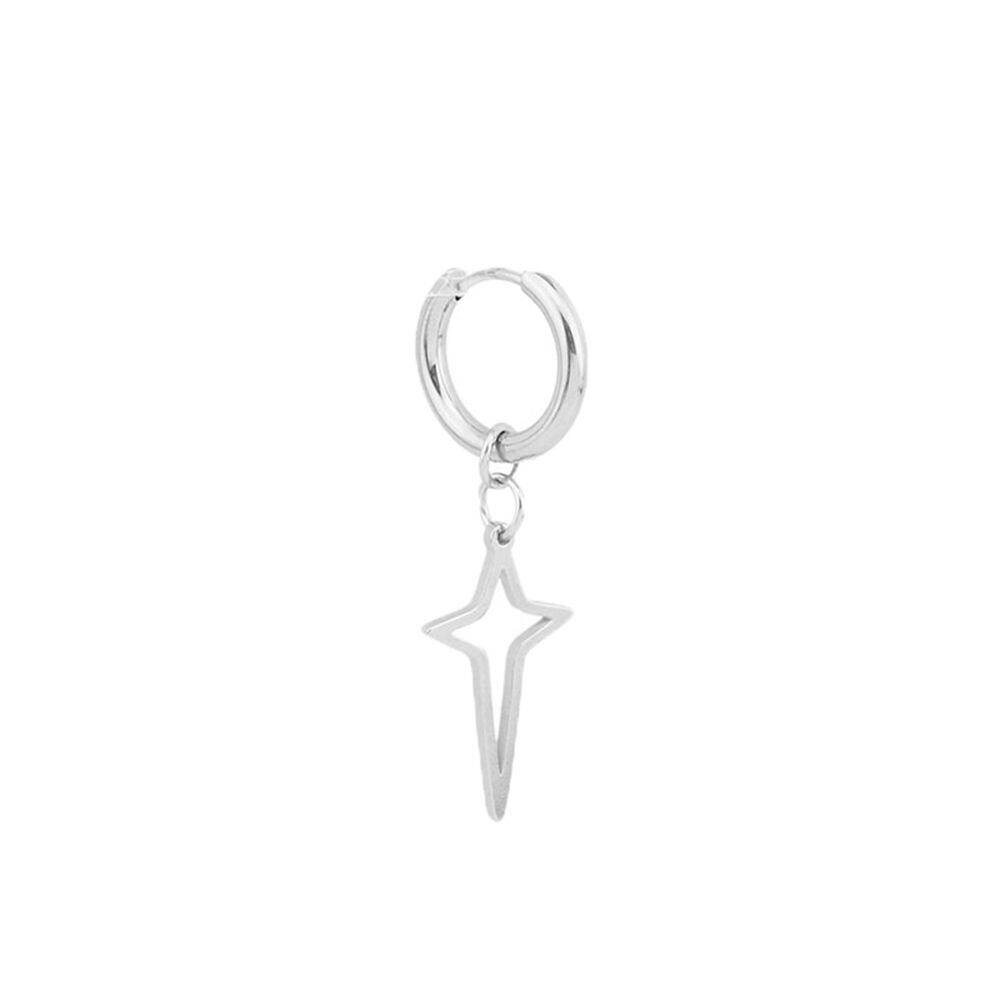 【WEJA】hikaw for men stainless steel earrings Temperament Simple Dangle Earring Female Male Stainless Steel Gift Fashion Jewelry Clip Earring Men Hoop Earring Cross Star Dangle Earring Korean Style Ear Cuff. 