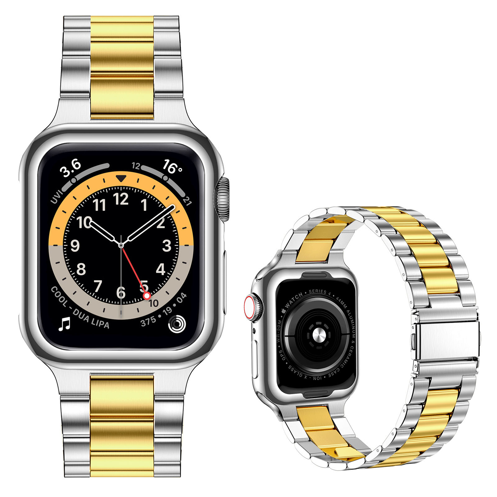 Band for Apple Watch Stainless Steel 38mm 40mm 41mm & 42mm 44mm 45mm 49mm Strap for Apple iWatch Series Ultra 8/7/6/5/4/3/2/1. 